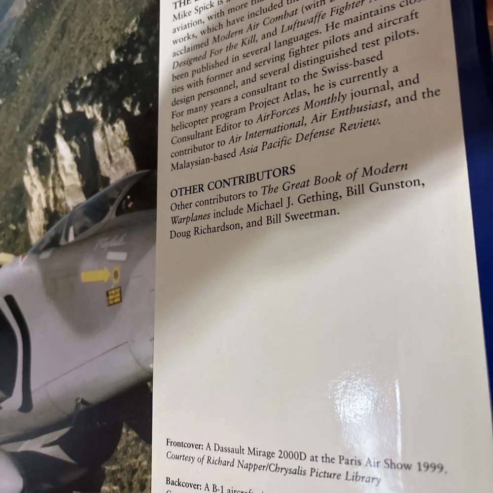 Great Book of Modern Warplanes by Spick, Mike‎ Hardback Book